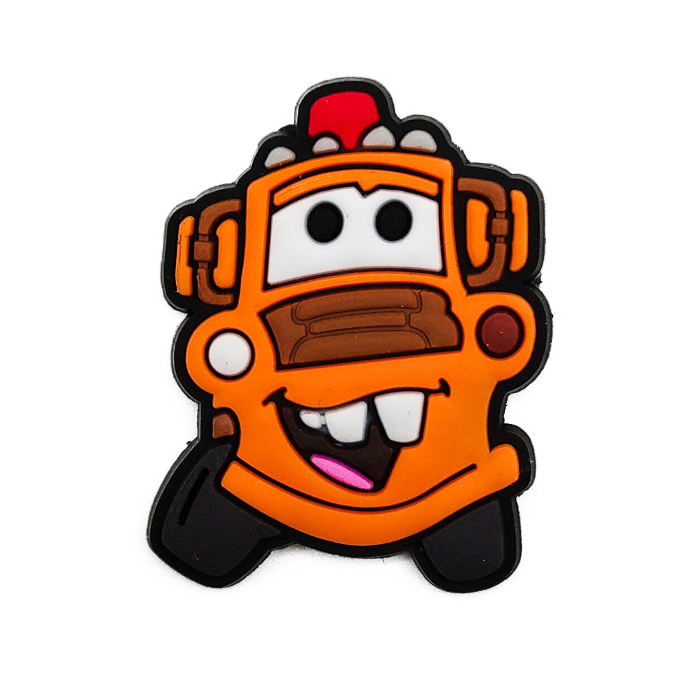 Racing historia serie agujero zapatos zapato flor zapato hebilla de dibujos animados agujero zapatos hebilla playa zapatos decoración superior con c