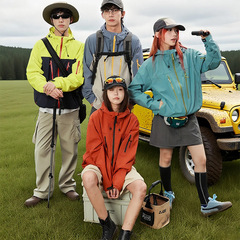 鳥家ジャケット 3-in-1 レディース 小紅書同型 防風防水 ハイキング アウトドア 登山服 スポーツジャケット