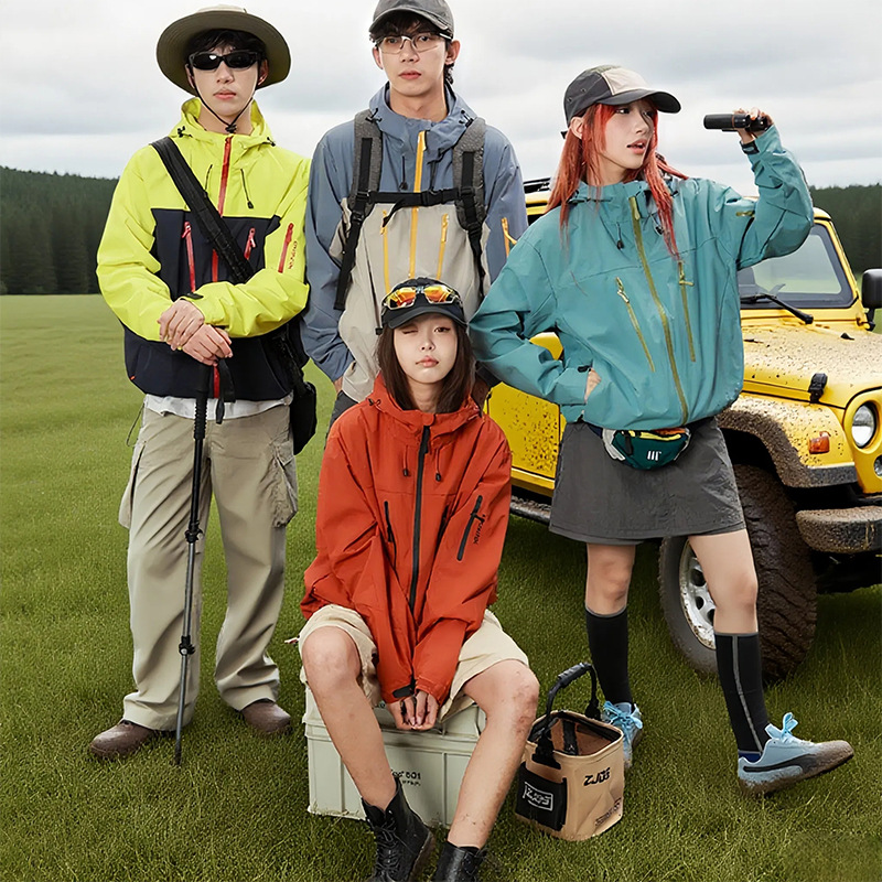 Niaojia 3-in-1 Women's Windproof and Rainproof Hiking Outdoor Mountaineering Sports Jacket, Same Style as on Xiaohongshu