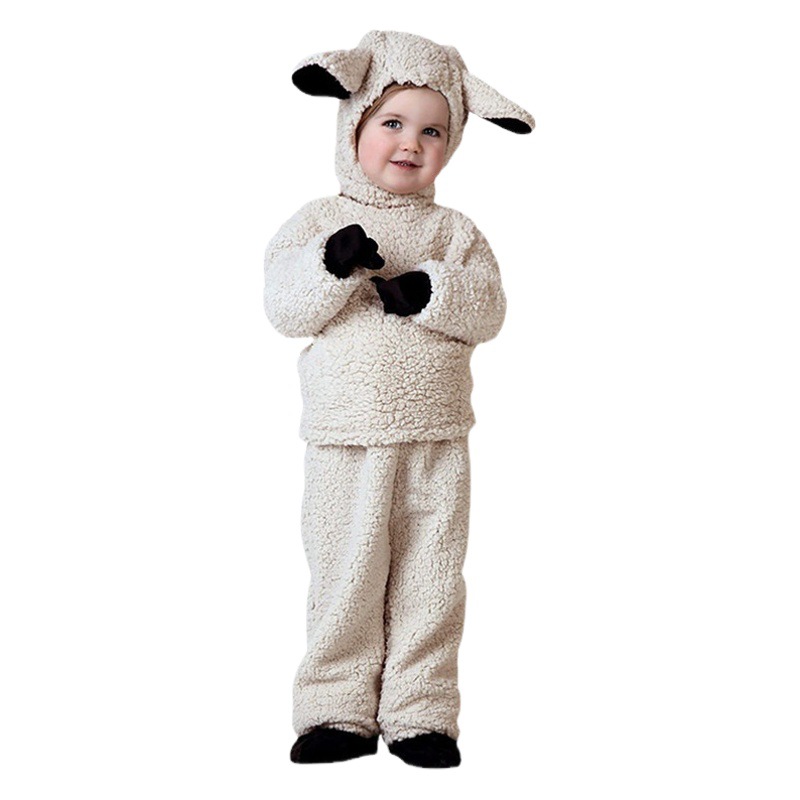 De los niños de Halloween lana oveja Duoduo Cosplay etapa rendimiento ropa animal kindergarten vestir