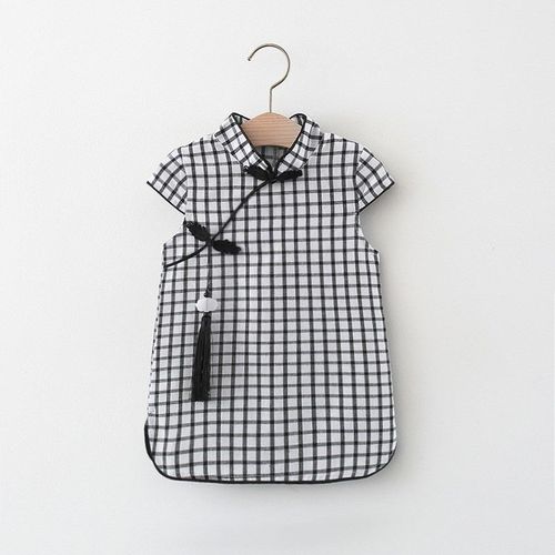 Children's clothing wholesale girls' cheongsam new dress little girl Chinese style printed children's dress on behalf of 1074