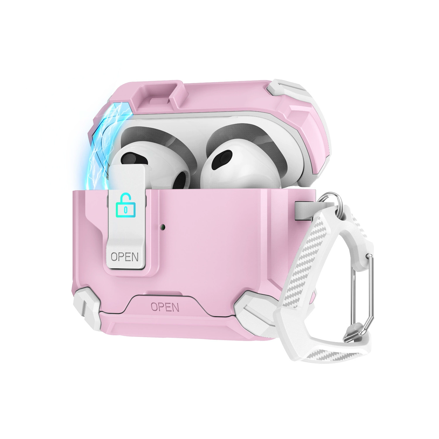 Новый защитный чехол для AirPods Pro 3 поколения/AirPods 4-го поколения, защитный чехол с подставкой для iPhone, эластичная крышка, чехол для наушников