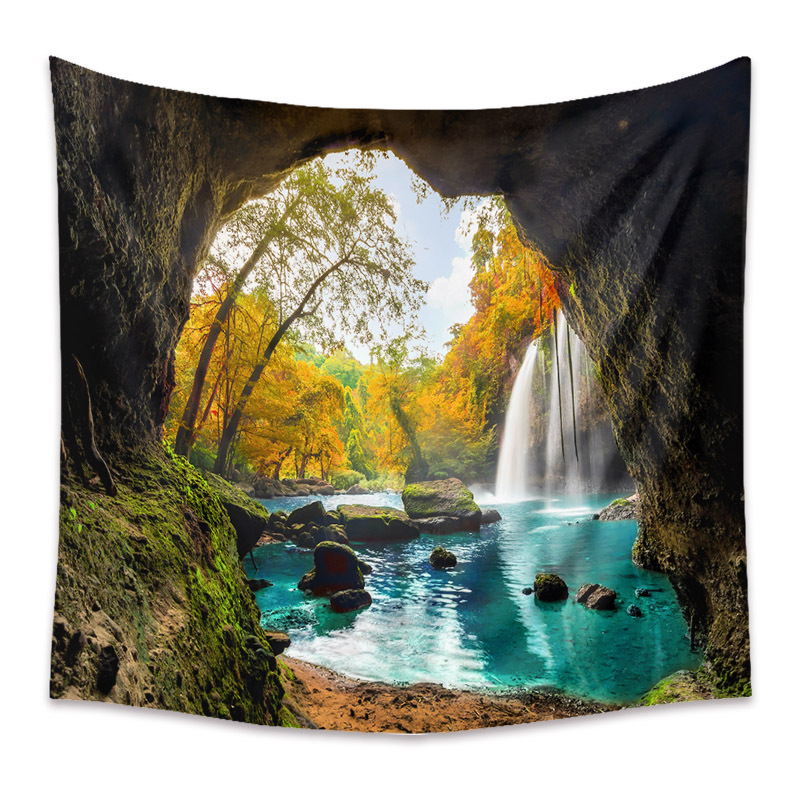 Fashion Landscape Wall Decoration Cloth Tapestry Wholesale Nihaojewelry display picture 228