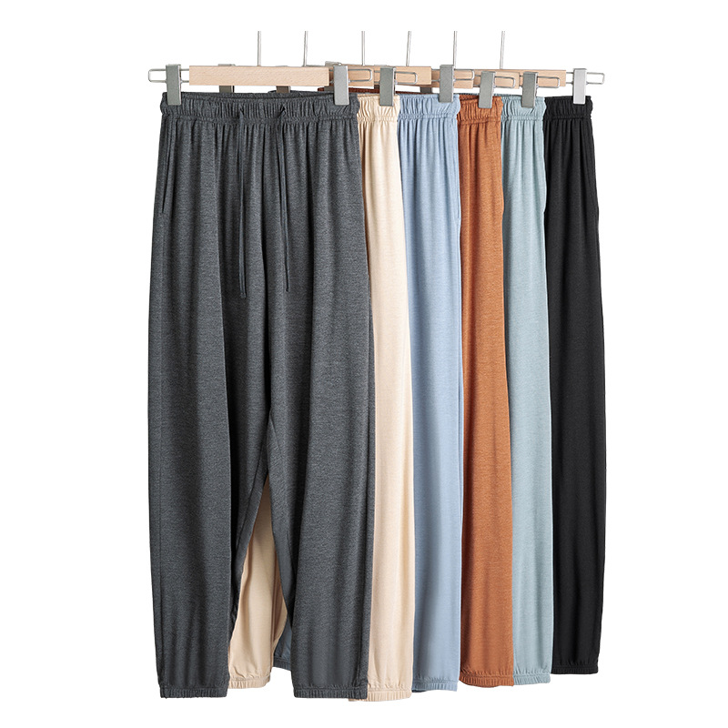 Péptido proteico aminoácido piel belleza Otoño e Invierno pantalones casuales para el hogar de las mujeres pantalones calientes atados al tobillo pantalones largos delgados en stock pelo rápido image 6