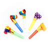 Children's whistle, plastic evening dress, colorful toy, trumpet, props, wholesale