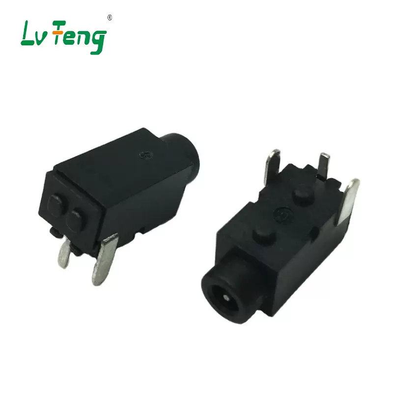 厂家供应2508有头带开关DC-007B绿丰电源插座器具DC充电座批发