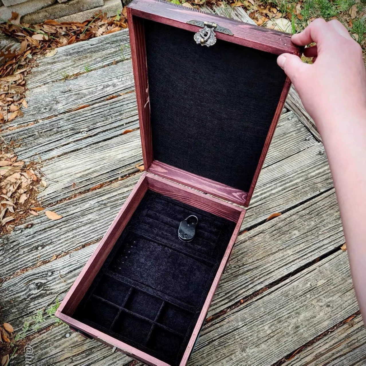 SKULL and Nature Hidden Key Box skull Mushroom Hidden Key Box