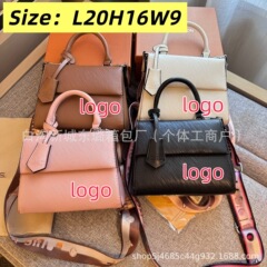 国境を越えた古典的な女性バッグ2025L春夏の新しいファッションハンドバッグシングル肩斜めショルダーバッグ復古老花女性バッグ