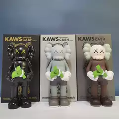 New Trendy Sesame Street Kaws Cash Counting Figure, Violent Bear Bearbrick Collectible Statue