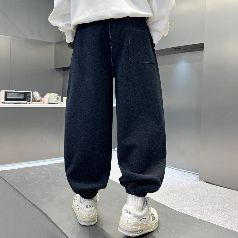 男童裤子春秋款2025新款秋装运动卫裤中大儿童秋季男孩帅气长裤潮|undefined