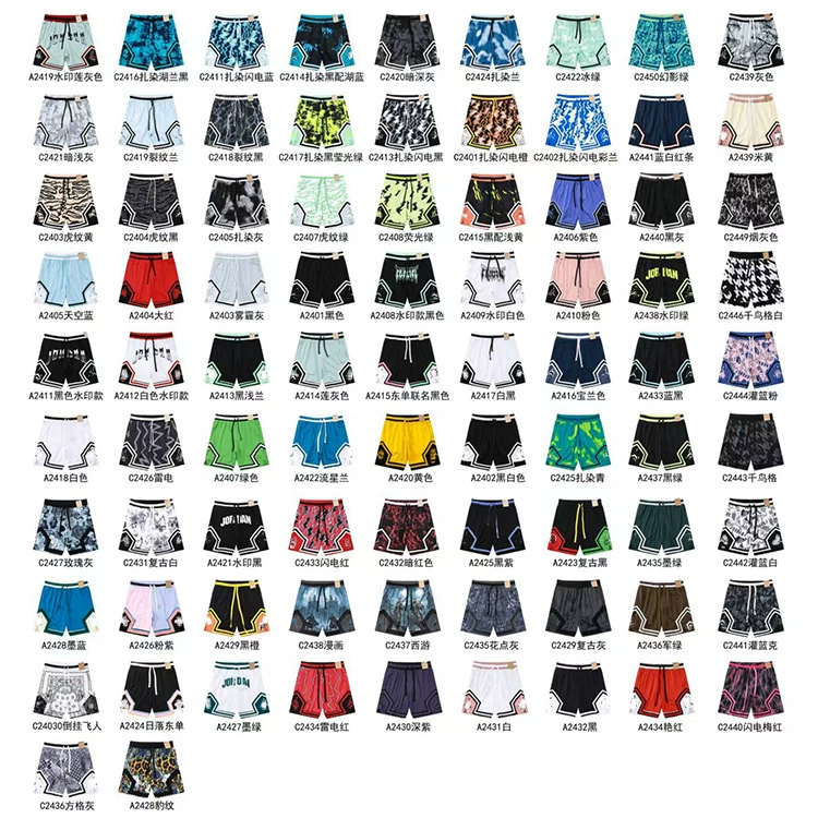 Шорты AJ Flyer, баскетбольные шорты до середины икры, летние спортивные шорты для повседневных тренировок, фитнеса, дышащие, быстросохнущие, модные, доступны в различных цветах