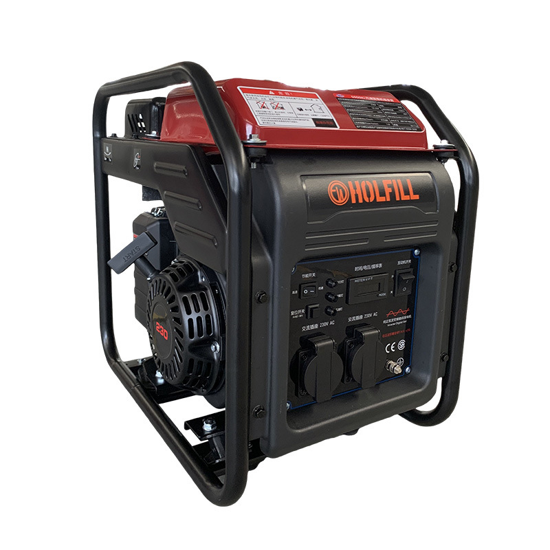 4-Kilowatt Open-Frame Small Gasoline Generator 220V for Home Use, Inverter, Outdoor Construction, Camping, Emergency, Lightweight