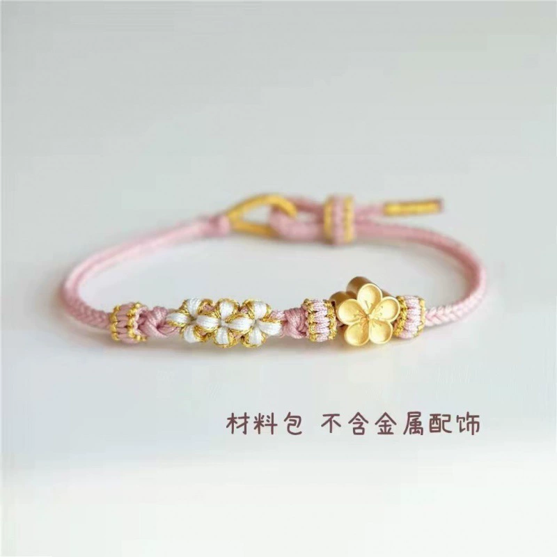 Woven bracelet for beloved, materials set, handmade, wholesale