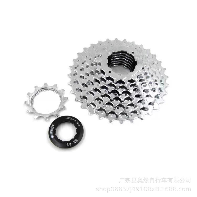 Mountain bike cassette with brake system
