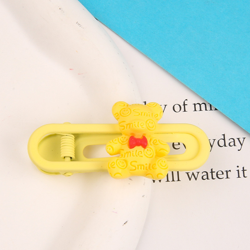 Primavera nueva historieta Sanrio oval metal horquilla linda chica dulce lado Bangs hairpin tocado