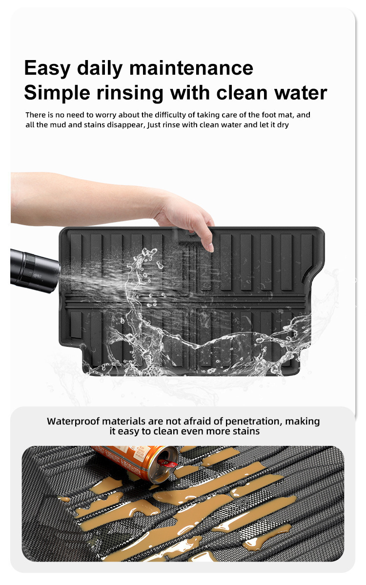 Suitable for 24-25 Suzuki Jimny Jimny Car Trunk Mat Full Tpe Seat Back Cushion Cross-Border