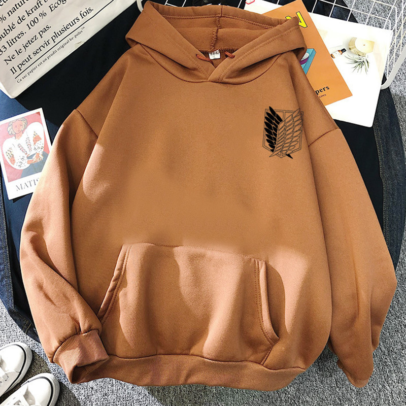 2020 nuevo ataque gigante logo Sudadera con capucha mismo estilo manga larga fleece sudadera suéter 2