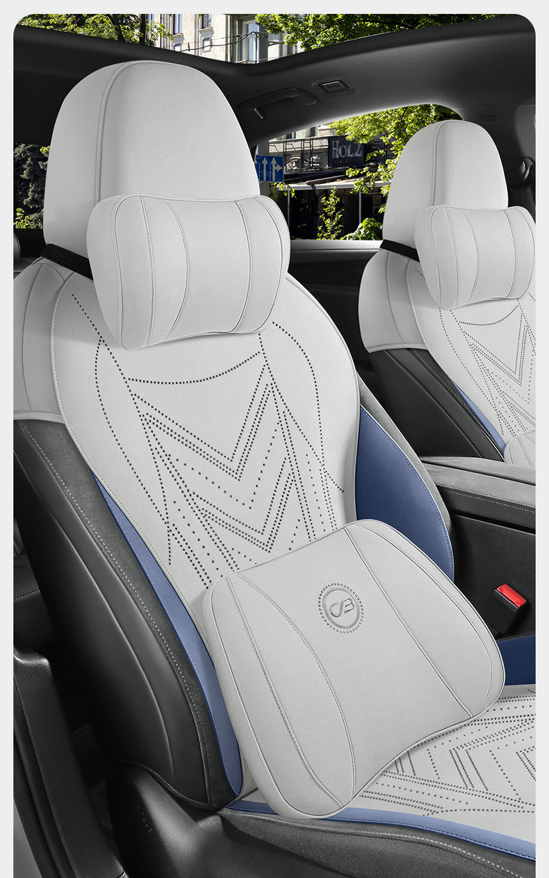 Volkswagen Magotan Special Seat Cover Semi-Enclosed Breathable Perforated Suede Leather Cushion Magotan Four-Season Universal Seat Cover