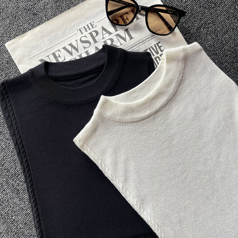 Summer Thin Solid Color Knitted Short-Sleeve T-Shirt for Men, Round Neck, Versatile, Trendy, Casual, Cool-Feel, Sports Ice Silk Base Shirt Summer Thin Solid Color Knitted Short-Sleeve T-Shirt for Men, Round Neck, Versatile, Trendy, Casual, Cool-Feel, Sports Ice Silk Base Shirt