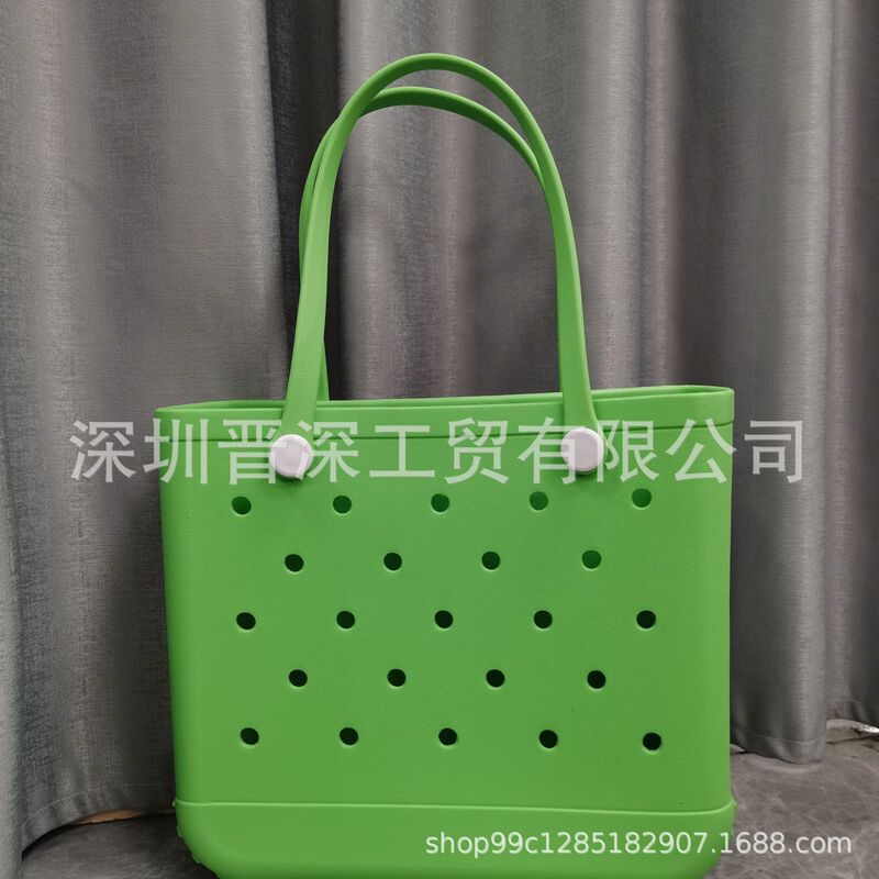 Bogg Original Large Beach Bag eva Material Hole Style Large Handbag Extra Large Capacity Women's Shoulder Bag