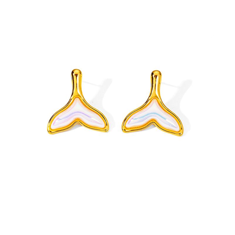 10g Weight 0.03µm Gold Plating Thickness Electroplated Gold Plating Process 201 Stainless Steel Ear Needle Material Golden Plated Plating Material Artificial Pearls Inlay Material Ear Studs Classification 1 Pair Quantity Holiday, Daily Occasion 201 Stainless Steel Material Heart Shape, Fish Tail Pattern Women's Gender Casual, Simple Style, Streetwear Style Plating Craft 1 Pair Casual Simple Style Streetwear Heart Shape Fish Tail Plating 304 Stainless Steel Ear Studs 15