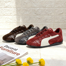 磨砂牛皮拼接鞋面新款女阿甘鞋复古防滑耐磨女潮流百搭休闲女板鞋