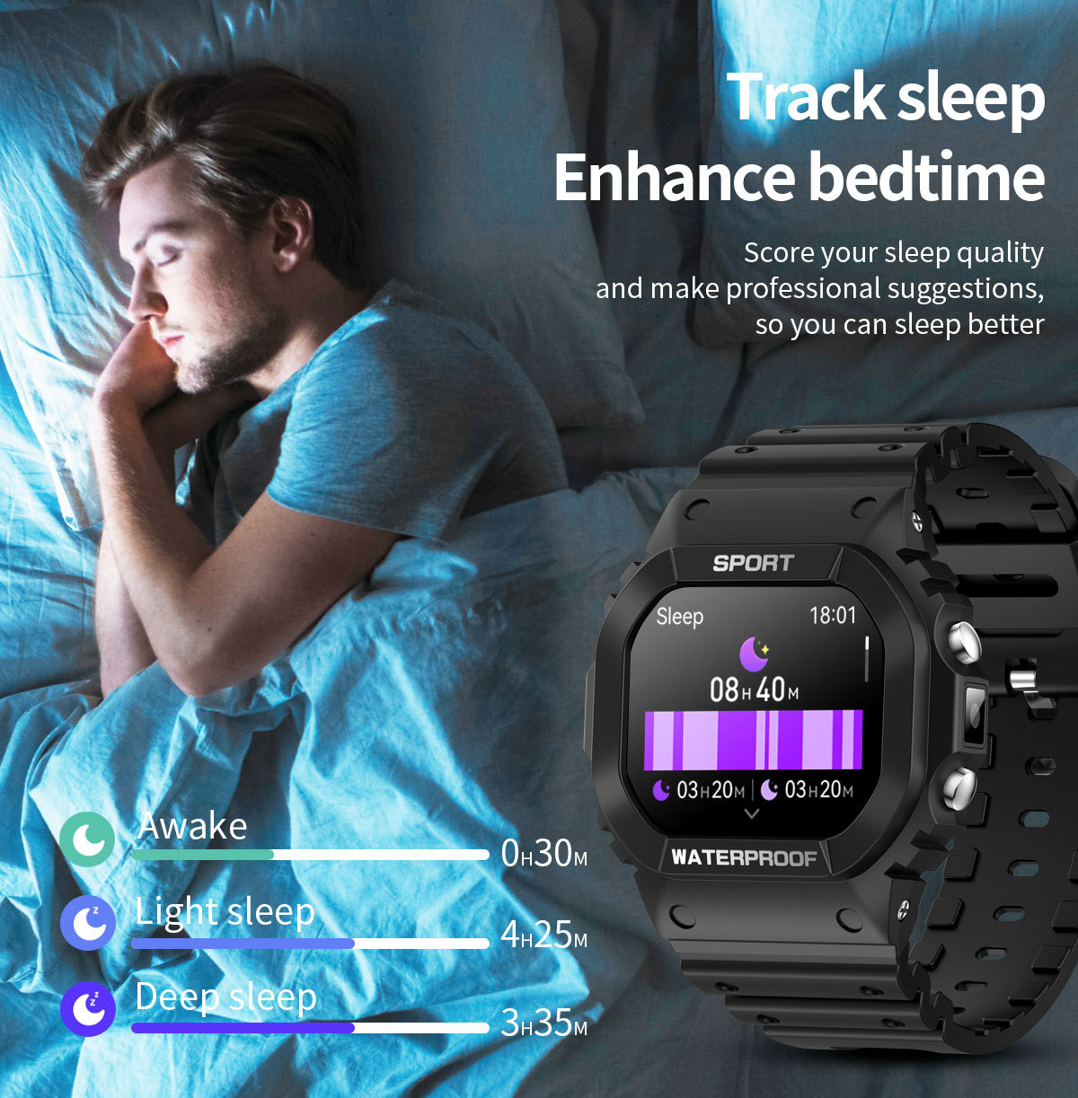 Lc31 Smartwatch Mit Touchscreen Wasserdichte Sportuhr Unisex_voghion.com