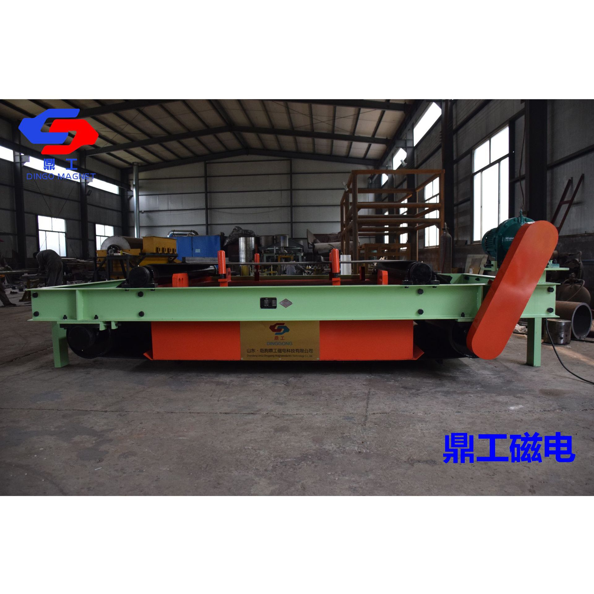 河南供应永磁除铁器 自卸式除铁设备 磁场强度高 鼎工厂家