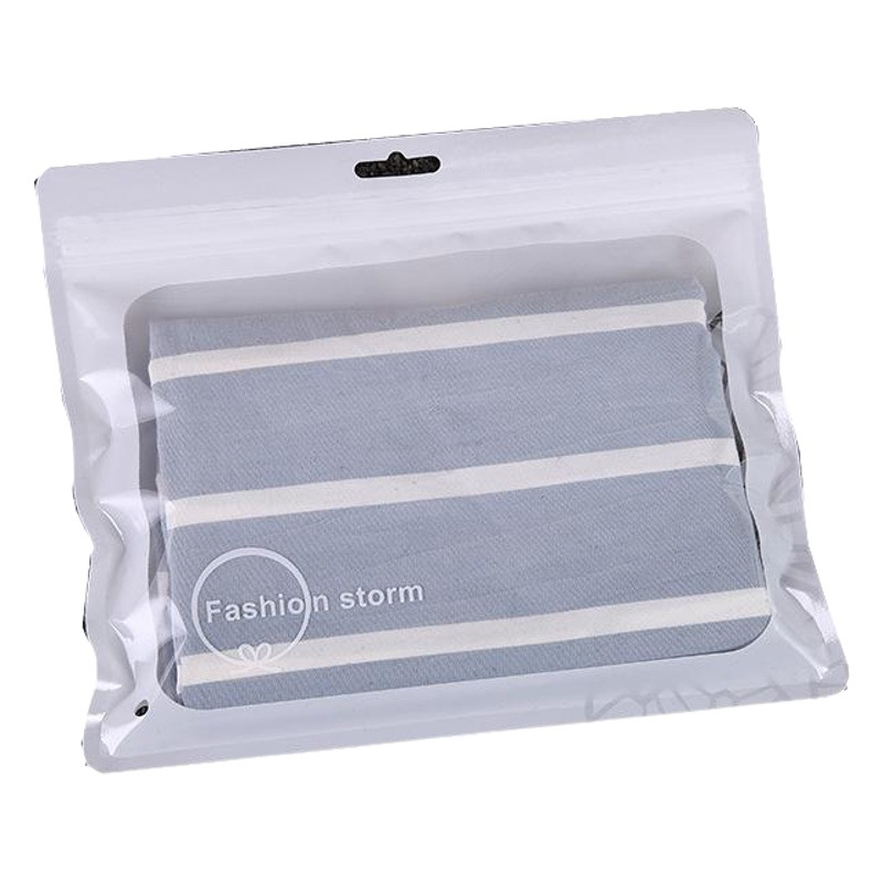 En stock universal cuadrado compuesto ropa embalaje bolsa ropa interior ziplock bolsa saliva toalla bolsa de almacenamiento