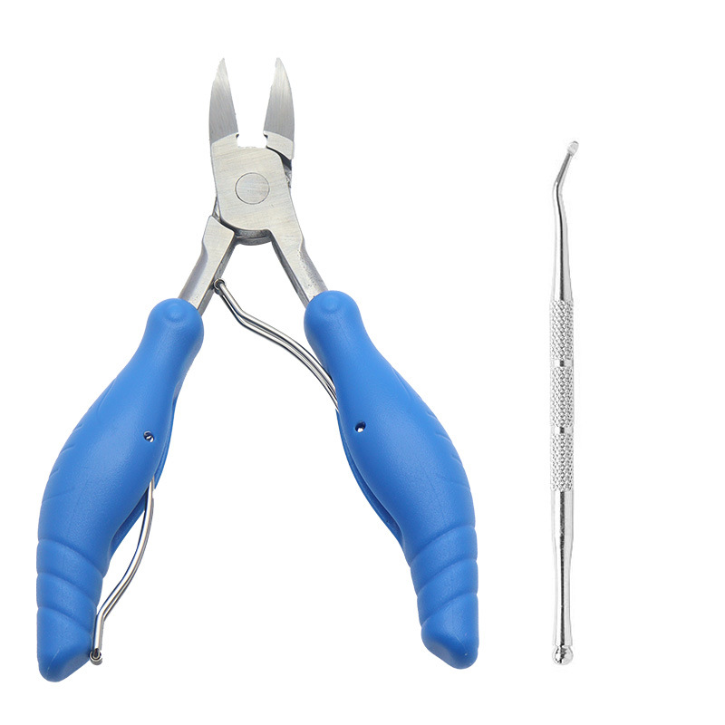 Pinza para uñas + nuevas pinzas de punta de águila azul.