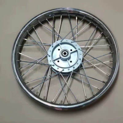 Flying Eagle Motorcycle Accessories Eagle Win100 Wheel Hub Rim 36 Spokes Front and Rear Wheel Hub Bearings with Brake Drum Cap (Motorcycle wheel hub) - single-front-mesh-wheel