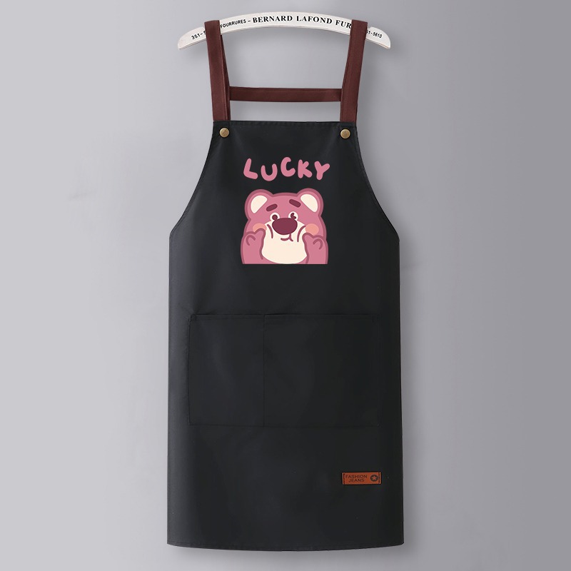 딸기 곰 LU black-BC601 스트랩 네일 버클 더블 포켓 방수