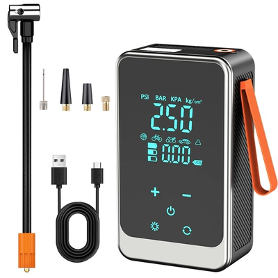 Cross-Border Exclusive Supply of Car Air Pumps, Wireless Smart Touch Screen Air Pumps, Car Tire Inflators, Quick Inflation (Hava nasosu) - 21-cylinder-rechargeable-model