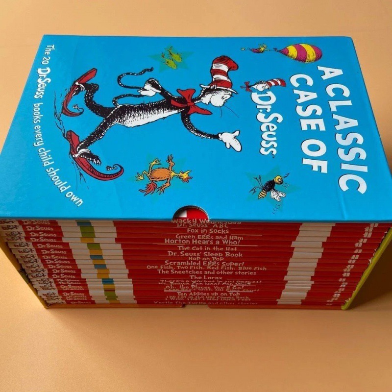 点读 苏斯博士 DR.SEUSS 经典系列英文绘本点读版盒装20册赠音频