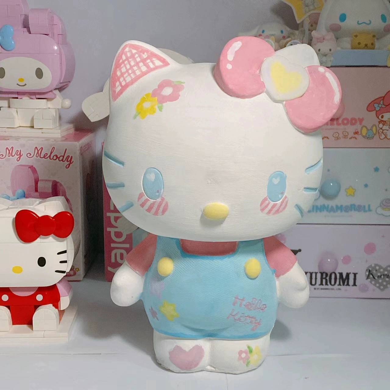 Hello Kitty, раскраска, раскрашенная кукла, игрушка, handmade, граффити