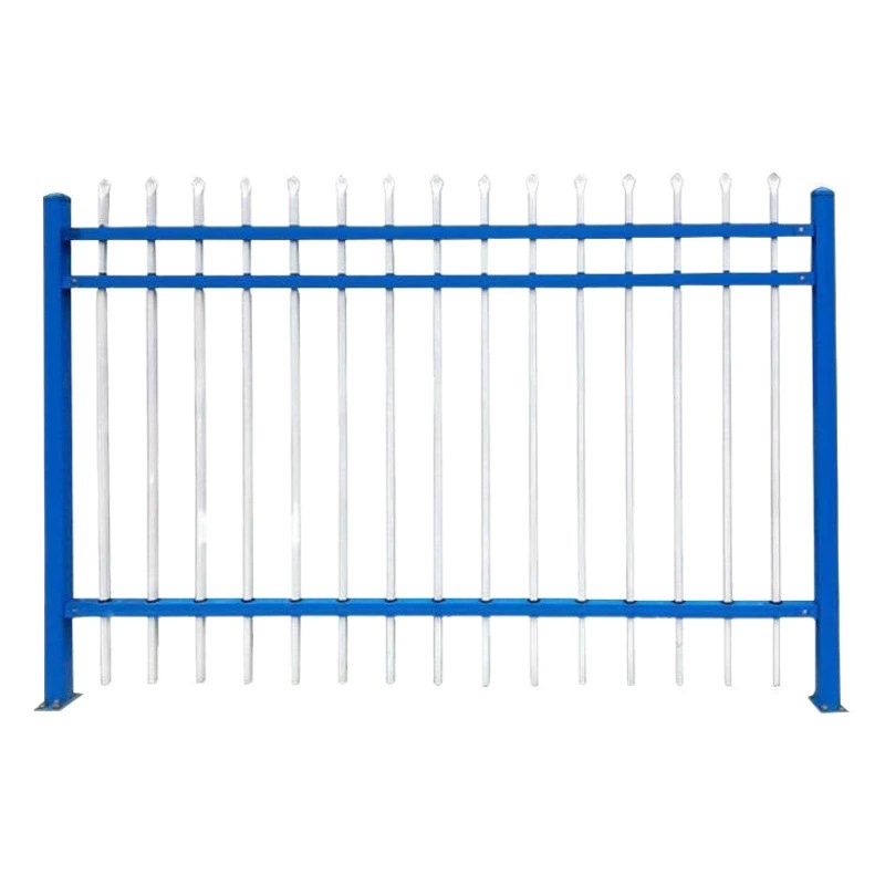 Ограждение из оцинкованной стали для городских и жилых районов, кованые железные заборы для дворов и вилл, антивандальные ограждения из оцинкованной стали для промышленных зон.