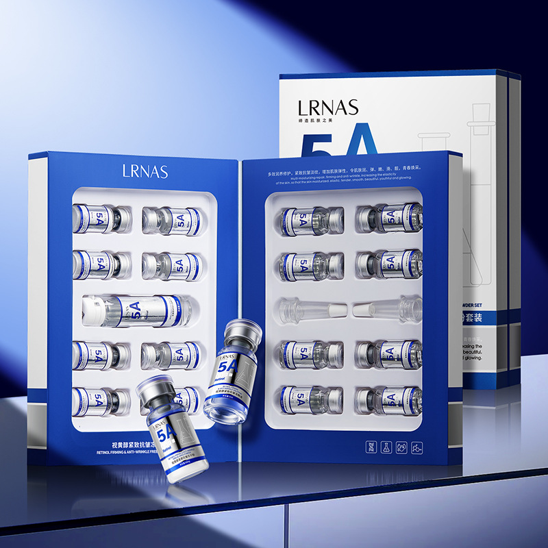 Lrnas Retinol Firming Anti-Wrinkle Freeze-Dried Powder Set Hydrating Moisturizing Pore Shrinking Oligopeptide Freeze-Dried Powder Set
