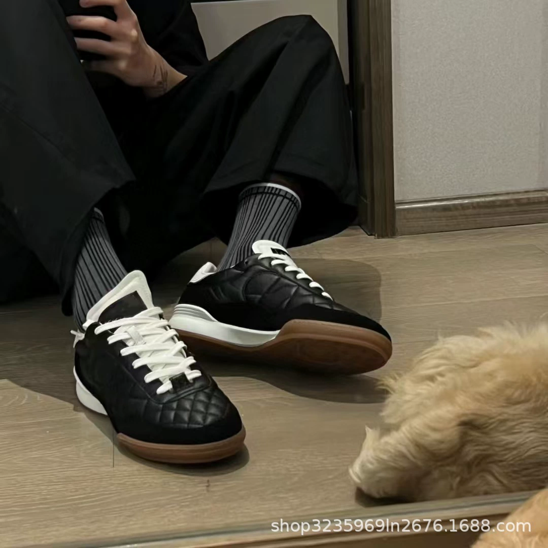 Спортивные кроссовки для отдыха, трендовые белые кроссовки, стиль Chanel