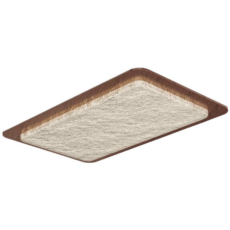 Sala de estar lámpara de techo estilo antiguo retro wabi-jifeng dormitorio lámpara de habitación nuez grano de madera paquete de combinación de lámpara para toda la casa