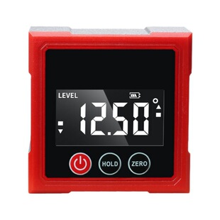 Portable Digital Digital Inclinometer with Laser Level Protractor Angle Ruler Four-Sided Magnetic Laser Angle Meter