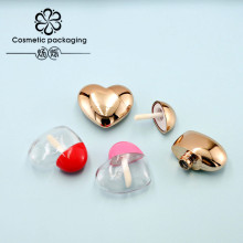 现货批发吹瓶可爱爱心唇釉空管唇彩管5ml唇油分装瓶化妆品包材