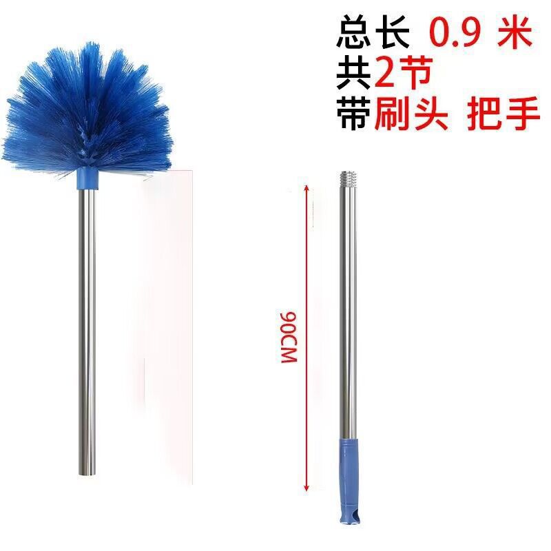 La limpieza de techo de la araña doméstica, la limpieza de techo de la araña doméstica, la eliminación de polvo de alto nivel