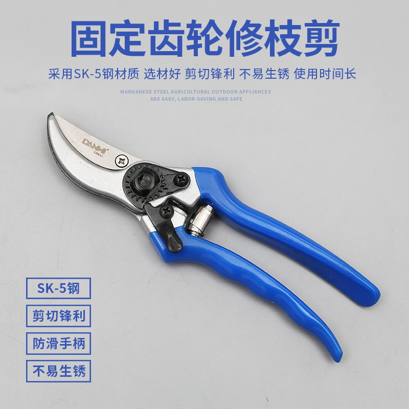 齿轮修枝剪果枝剪日本钢SK5修枝剪刀剪果树花艺树枝剪园林园艺剪