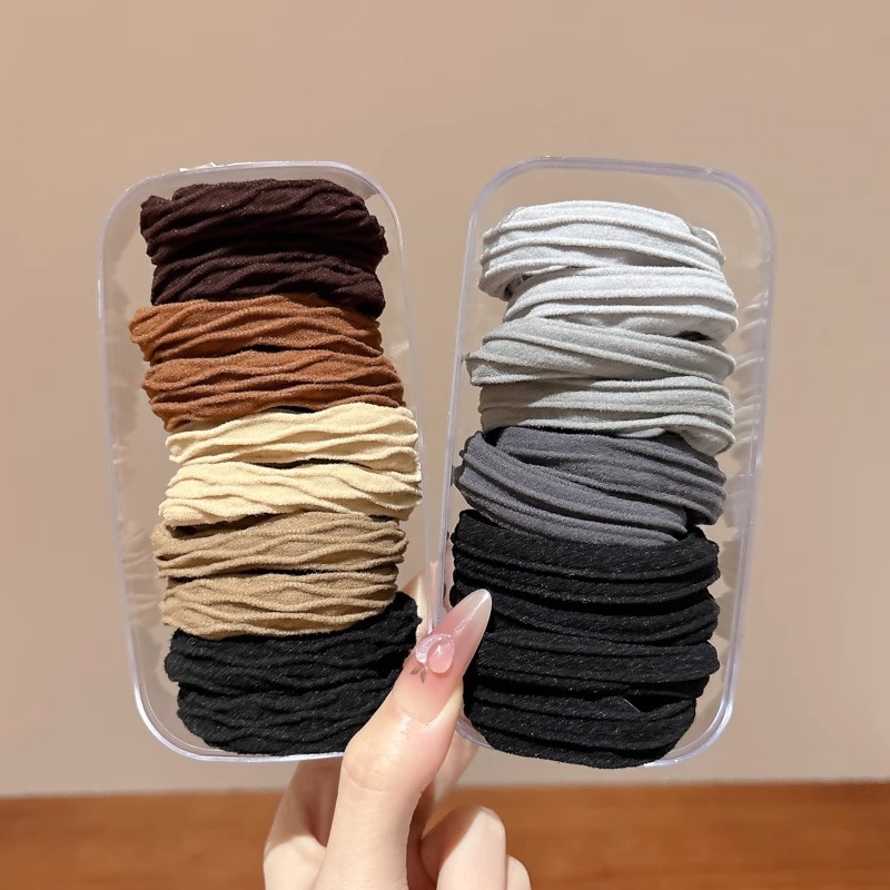 High Ponytail Hair Tie, High Elasticity Durable Rubber Band, Women's Hair Band, 2025 New Model, High-End Versatile Hair Accessory