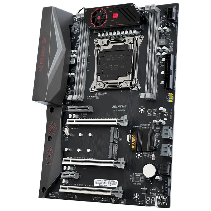 Новая материнская плата Jingyue X99 X99-Ti D4 Plus 4 канала 10 слоев PCB 8 элементов питания