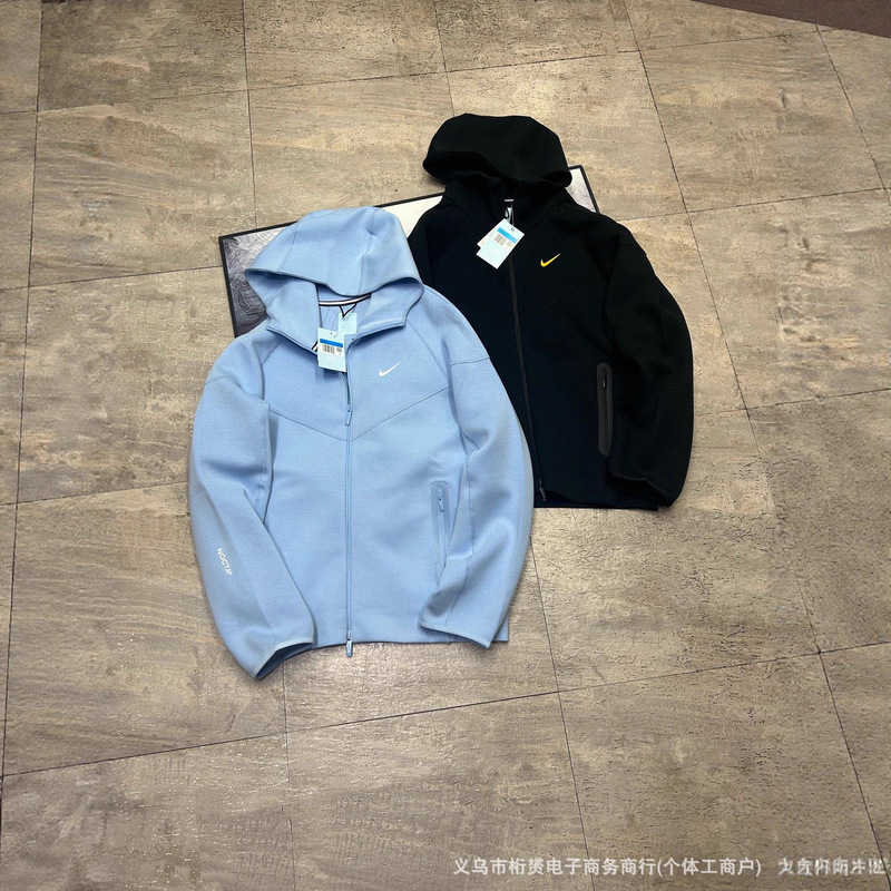 Cross-Border 25Ss Spring & Fall New Nocta Joint Model Men's and Women's Nk Printed Sports Zipper Hooded Jacket