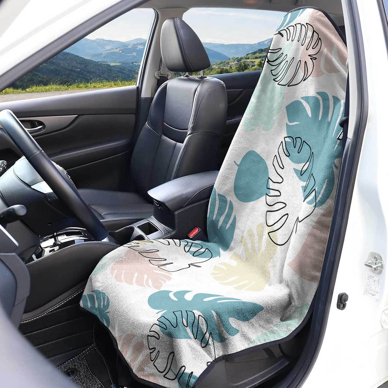 Car seat towel cover, front seat protector, suitable for gym and exercise, universal for all seasons, car use 123