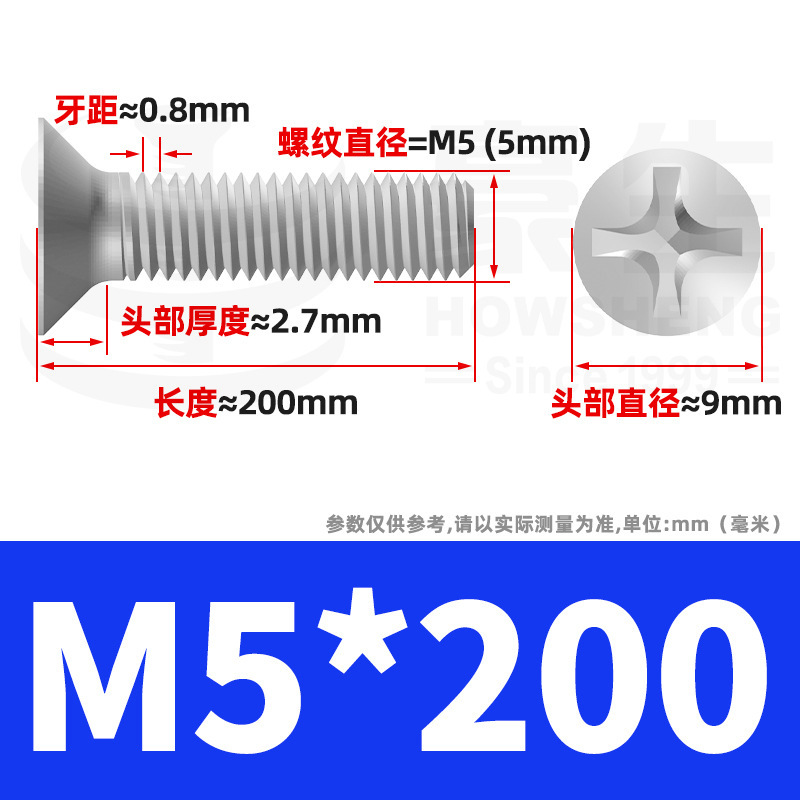 304ステンレスネジのネジの十字溝の平頭のネジのKMの機械の糸の小さいネジのm 2m 3m 4m 5m 6|undefined