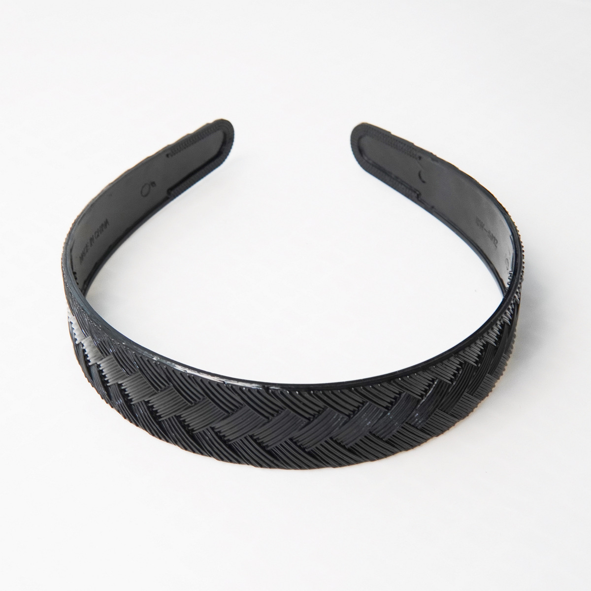Brazo de cabello de trenza negro simple brazo de cabeza no es fácil de romper el cabello frisa presión clip de cabello adornamiento de cabello ancho brazo de cabello ancho 2.5CM