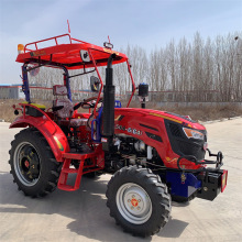 常力504农用四驱遮阳棚50马力锡柴发动机操作简单犁地四轮拖拉机